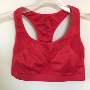 Red Victoria Secret VSX sports bra Sz M